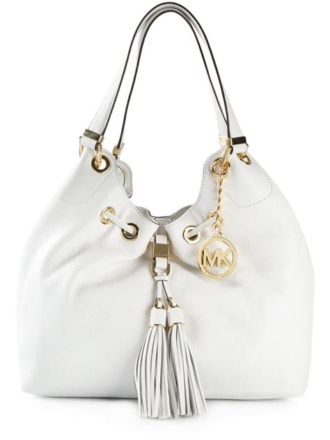 michael michael kors cold shoulder top white|Michael Kors shoulder crossbody bag.